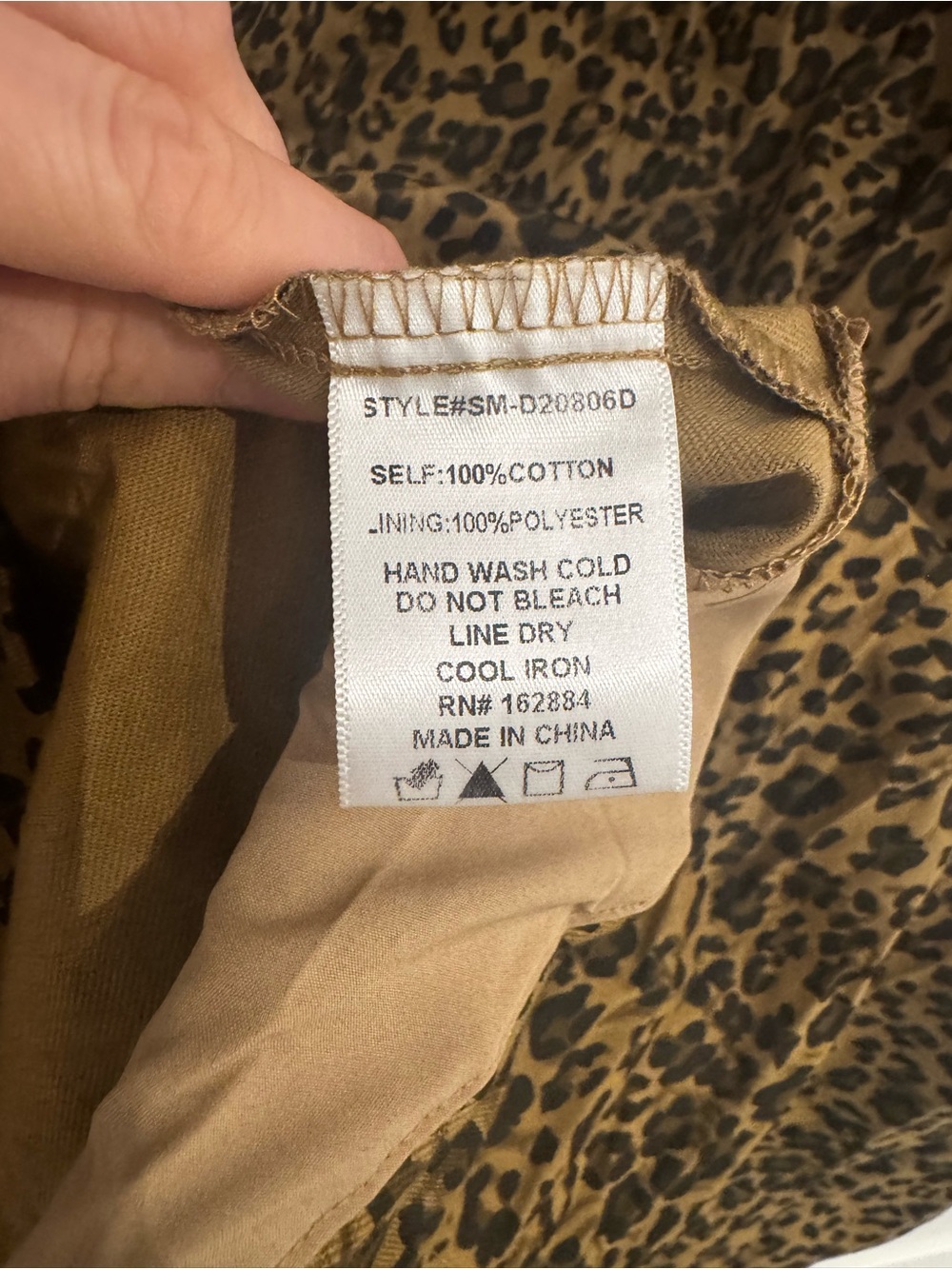 Sleeveless Leopard Print Maxi Dress in Brown - Picture 5 of 5